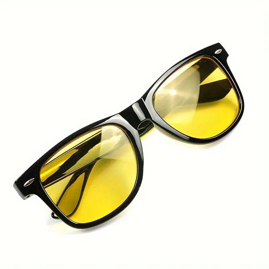 Trendy Classic Vintage Night Vision Sunglasses, For Men Women Outdoor Vacation Travel Driving Decors , Ideal Choice For Gifts