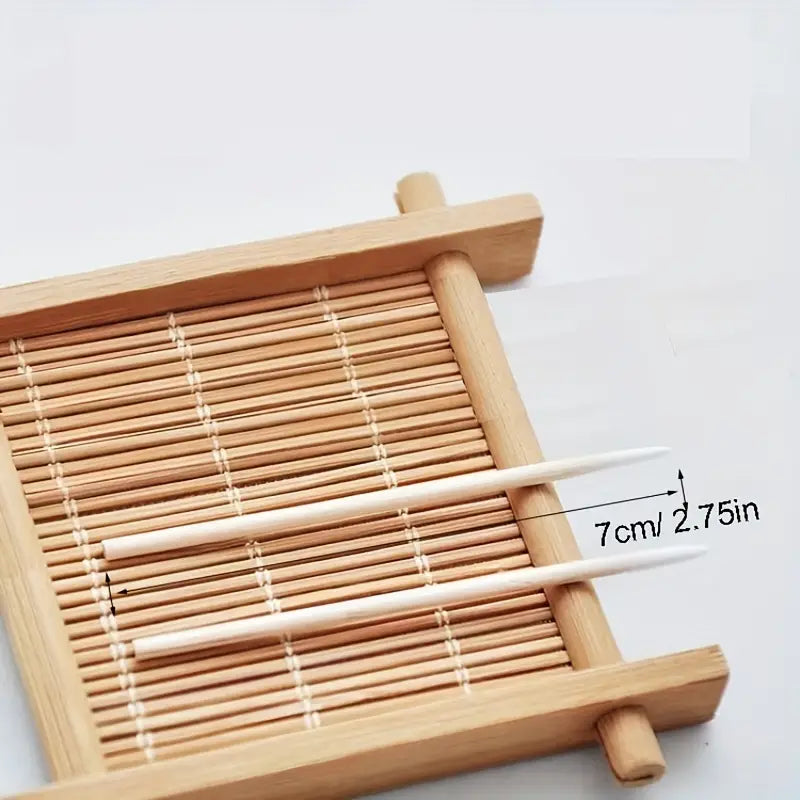 1000pcs Disposable Wooden Micro Bud Swabs Lint Free Eyelash Extension Glue Removing Tools Makeup Mini Brush