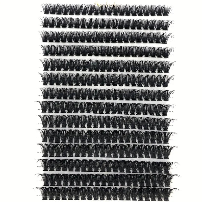 Versatile D-Curl AMSDCN 60D Faux Mink Eyelashes - Salon-Quality Extensions, Reusable, Lightweight, Various Lengths, Ideal for Beginners