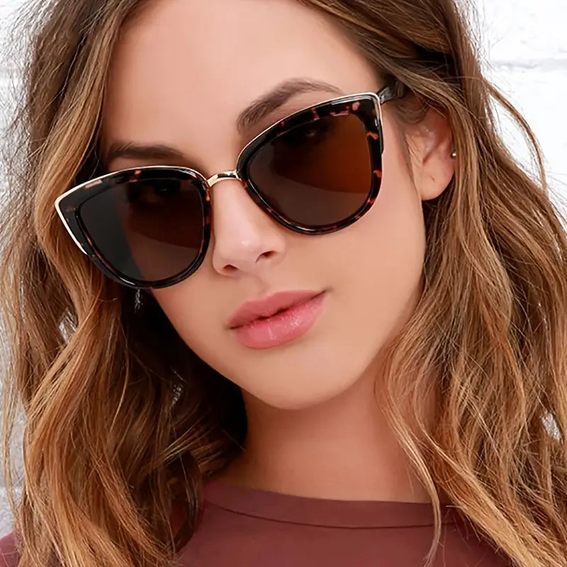 Classic Cat Eye Sunglasses Women Vintage Sunshade Eyeglasses Outdoor Sports Driving Eyewear