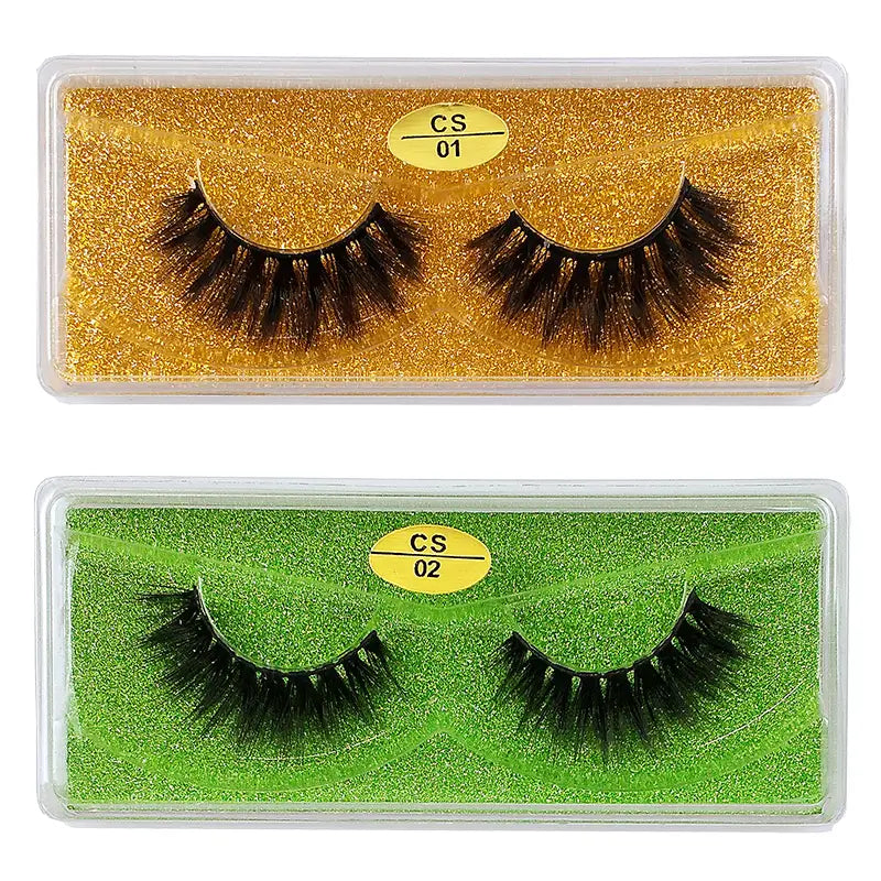 50 Pairs faux Mink Eyelashes 3d Mink Lashes Natural False Eyelashes Messy Fake Eyelashes Makeup False Lashes