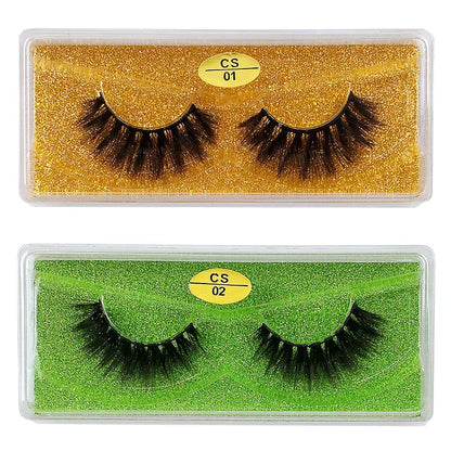 50 Pairs faux Mink Eyelashes 3d Mink Lashes Natural False Eyelashes Messy Fake Eyelashes Makeup False Lashes