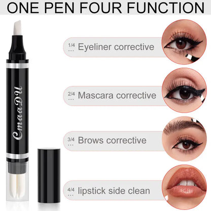 Eyeliner Corrector, Multifunctional For Eyelashes, Eyebrow Lip Liner Correcting, Contouring Makeup Remover, Portable Mild And Clean Eraser