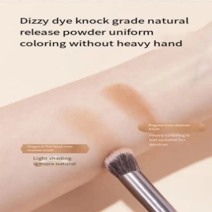 Unscented Angled Concealer Brush: Ideal for Eye and Nose Contouring, Dark Circle Reduction, and Soft Application Of Liquid/Cream Foundations