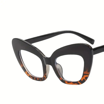 Oversized Cat Eye Glasses: Get Best UV Protection With Blue Light Blocking Glasses! Fashion Women's Glasses Sunglasses