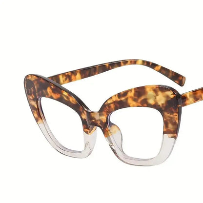 Oversized Cat Eye Glasses: Get Best UV Protection With Blue Light Blocking Glasses! Fashion Women's Glasses Sunglasses