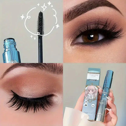 Fiber Lashes Mascara, Thick And Long Smudge Proof Mascara, Natural Curling Mascara