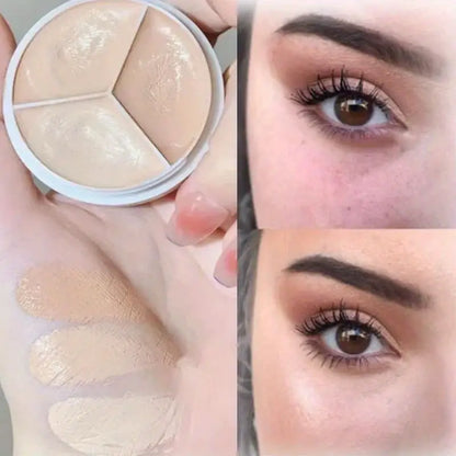 Waterproof Concealer Cream Long Lasting Full Coverage For Acne Mark Dark Circles Eye Contour Concealer 3 Colors Makeup Palette Moisturizing Face Makeup Cosmetics