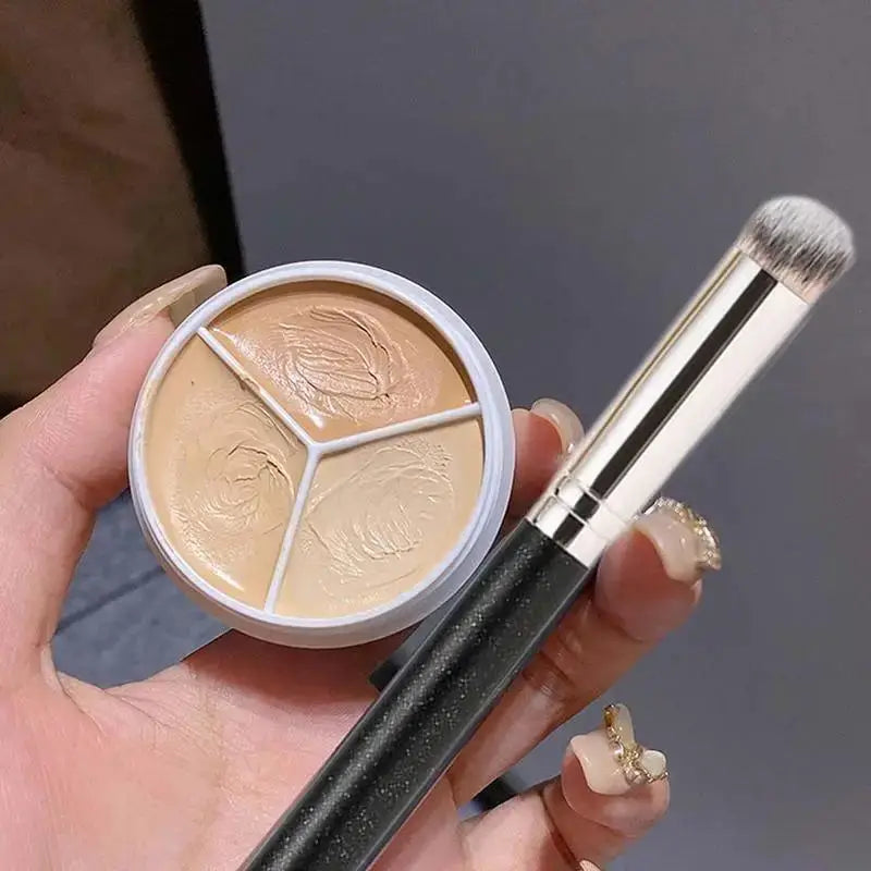 Waterproof Concealer Cream Long Lasting Full Coverage For Acne Mark Dark Circles Eye Contour Concealer 3 Colors Makeup Palette Moisturizing Face Makeup Cosmetics