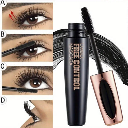 Mascara effet cils en Fiber de soie 5D, imperméable, épais, Extension de cils, outil de maquillage, Mascara à friser