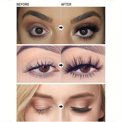 Mascara effet cils en Fiber de soie 5D, imperméable, épais, Extension de cils, outil de maquillage, Mascara à friser