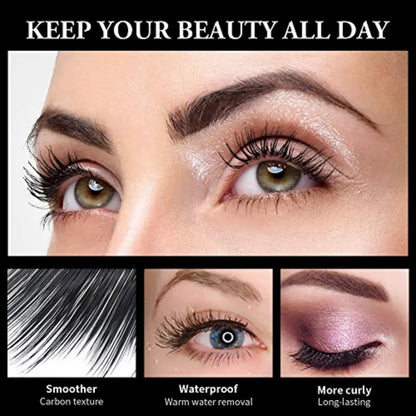 Eyelashes Lengthening Mascara Waterproof Long Lasting Silky Lash Black Eyelashes Extension Makeup Beauty Eye Korean Makeup