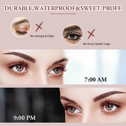 Eyelashes Lengthening Mascara Waterproof Long Lasting Silky Lash Black Eyelashes Extension Makeup Beauty Eye Korean Makeup