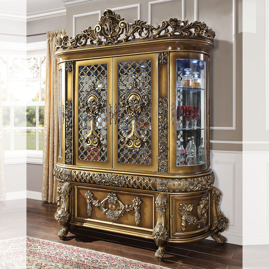 China Cabinet in Perfect Brown