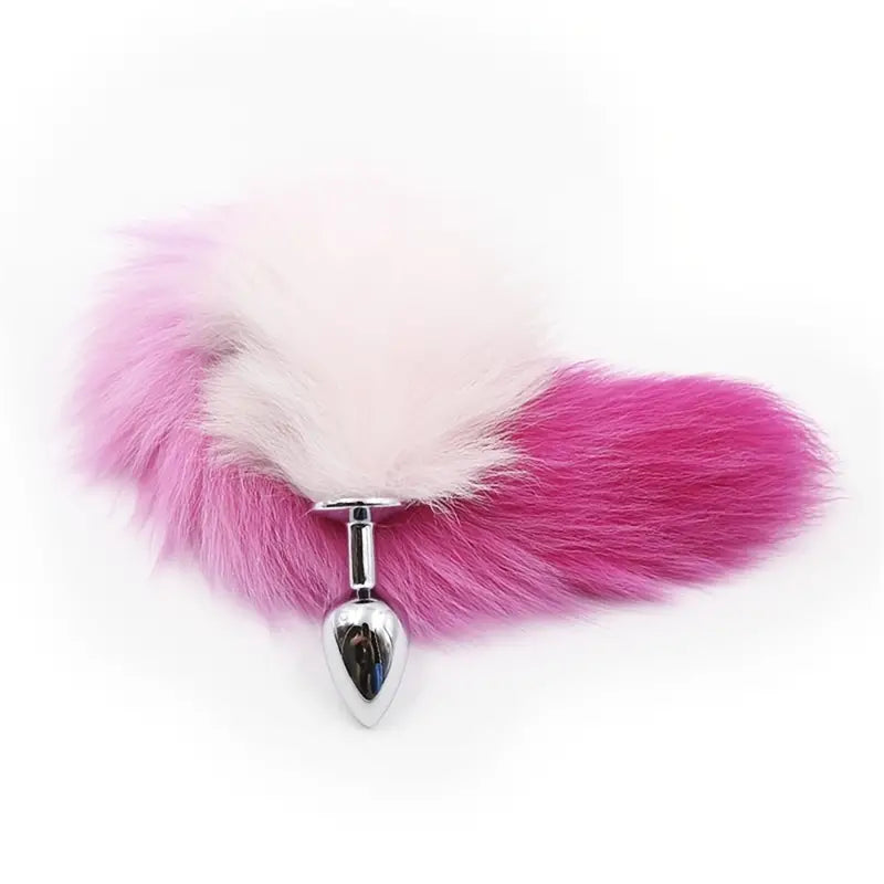 1pc Metal Anal Plug Fox Tail Butt Plug For Couple Sex Game Cosplay Feather Tail Plug Adult Anal Sex Toy For Women Erotic Accessories