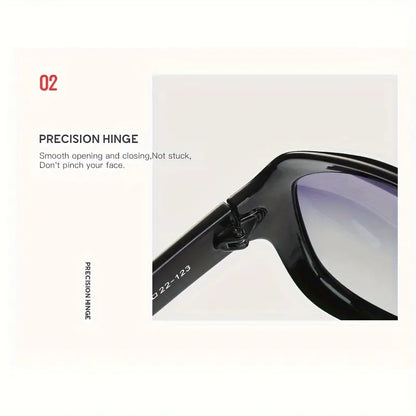 Polarized Oval Sunglasses For Women Luxury Gradient Fashion Outdoor Sun Shades For Driving Beach Travel