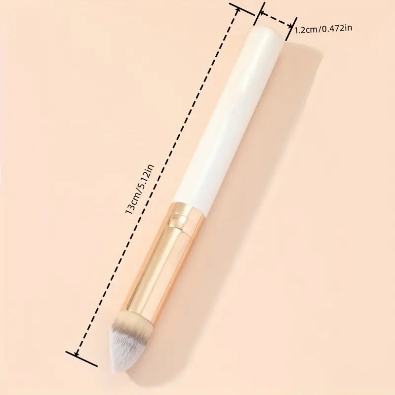 Lipstick Shape Multifunctional Concealer Brush Premium Synthetic Slanted Face Makeup Brush