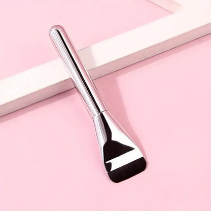 1pc New Ultra Thin Blade Shaped Flat Head Foundation Brush, Cosmetic Tool For Makeup Artists, Does Not Eat Powder