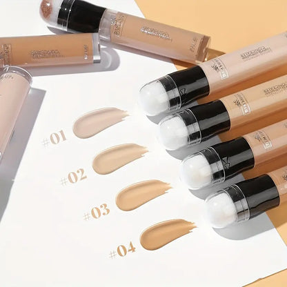 Waterproof 4-Color Concealer Pen - Oil Control, Dark Circle Coverage, Acne Treatment, Contouring Stick