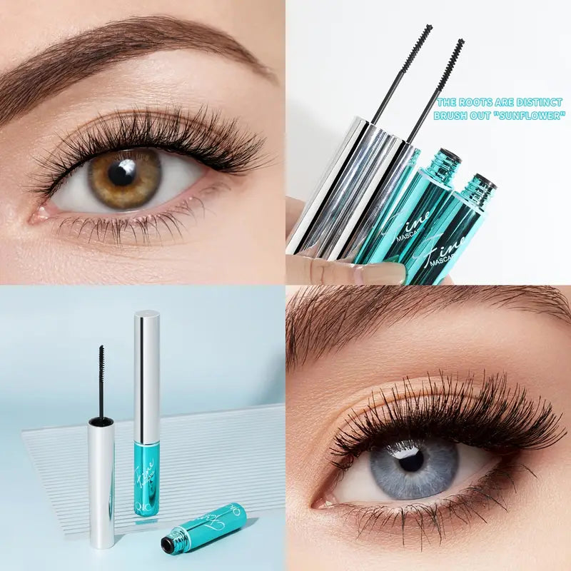 Fine Eyelashes Micro Mascara Small Soft Brush Head Non Caking Waterproof Mascara