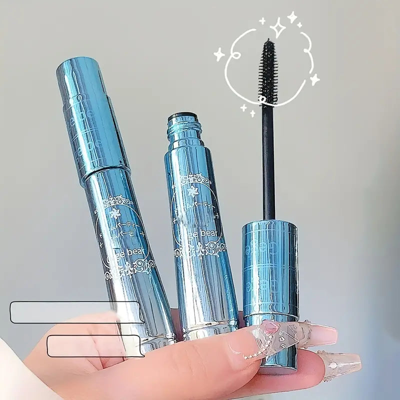 Sun Flower Curling Mascara - Lengthening, Thickening, Smudge-Proof, Long-Lasting, Fiber Cover Box Included