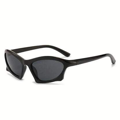 Y2K Futuristic Wrap Around Sunglasses For Women Men Cyberpunk Mirrored Fashion Sun Shades For Cycling Beach Party