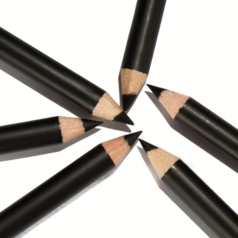 Waterproof Black Eyeliner and Eyebrow Pencil for Beginners - Long-Lasting and Smudge-Proof