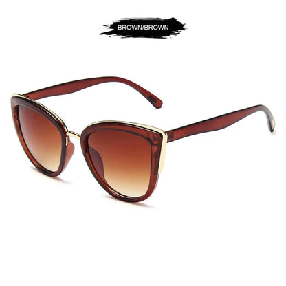 Classic Cat Eye Sunglasses Women Vintage Sunshade Eyeglasses Outdoor Sports Driving Eyewear