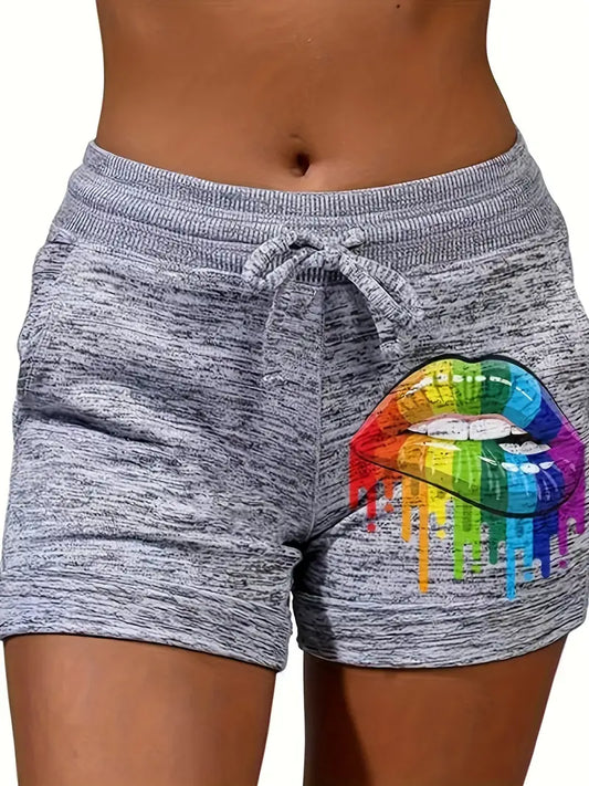 Women's Bright & Colorful Drawstring Shorts - Perfect for Spring & Summer!