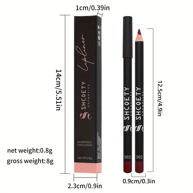 Waterproof Matte Lipstick Pen for Women: Long-lasting, Non-stick Lip Liner, Alcohol-Free & Suitable for All Skin Types