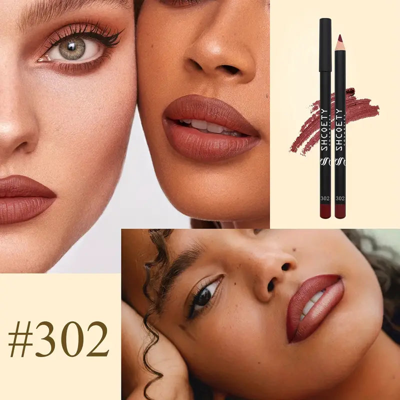 Waterproof Matte Lipstick Pen for Women: Long-lasting, Non-stick Lip Liner, Alcohol-Free & Suitable for All Skin Types