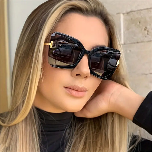 Oversized Butterfly Sunglasses For Women Men Trendy Large Summer Beach Sun Shades Glasses Sunnies