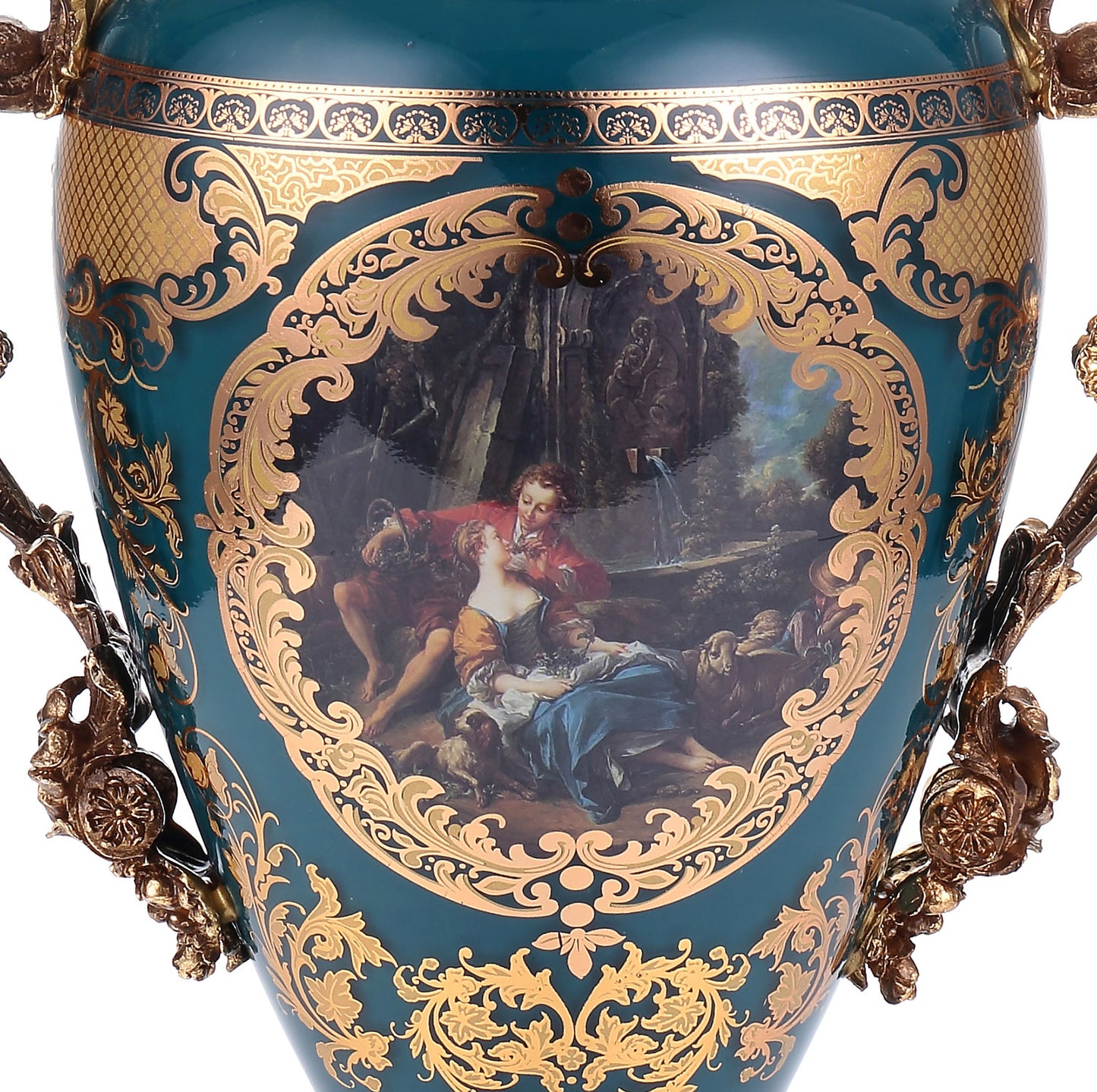 Urn Bronze – Deep Aegean Blue-Gold