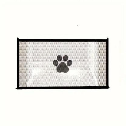 Magic Pet Gate for The House Stairs Providing a Safe Enclosure for Pets Gate, Pet Isolation Protection Gate Fence Dog Isolation Net Portable Folding Dog Safety Protection Pet Portable Folding Mesh Gate