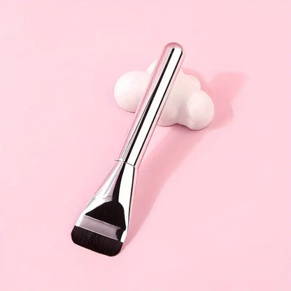 1pc New Ultra Thin Blade Shaped Flat Head Foundation Brush, Cosmetic Tool For Makeup Artists, Does Not Eat Powder