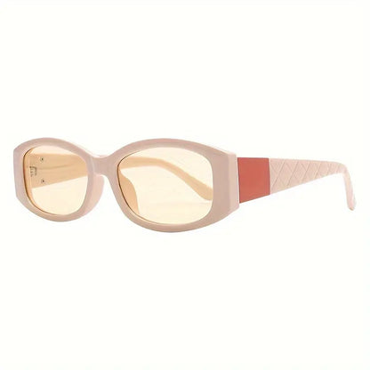 Retro Rectangle Sunglasses For Women Men Vintage Punk Fashion Anti Glare Sun Shades For Party Beach Travel