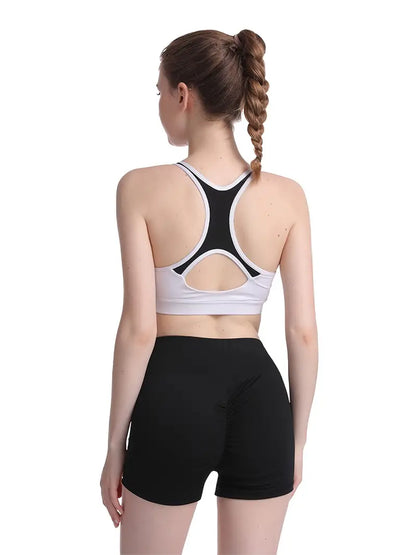 Black High Waist Biker Shorts, Butt-lifting Summer Running Yoga Fitness Casual Sports Shorts, Women's Activewear