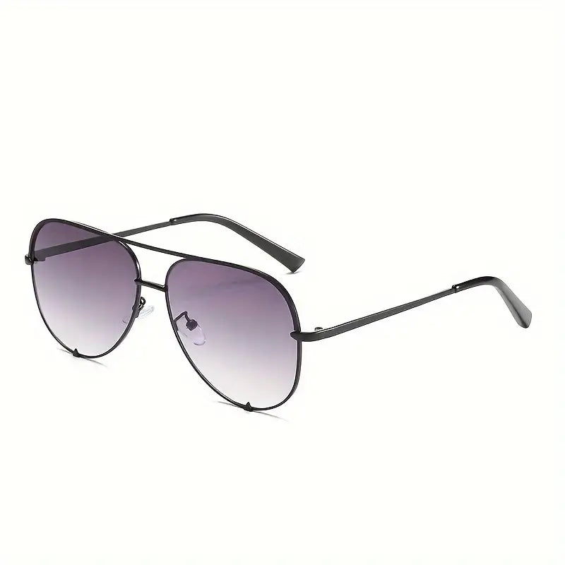 Double Bridge Aviator Sunglasses For Women Men Classic Fashion Gradient Sun Shades For Driving Beach Travel