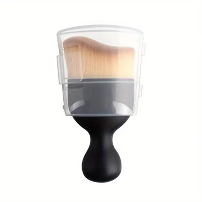 Kabuki Foundation Powder Brush Face Blender Brush Blush Brush Thick And Dense S Shape Top Multi-function Cosmetic Makeup Brush Liquid Cream Mineral Blending Buffing Concealer Brush