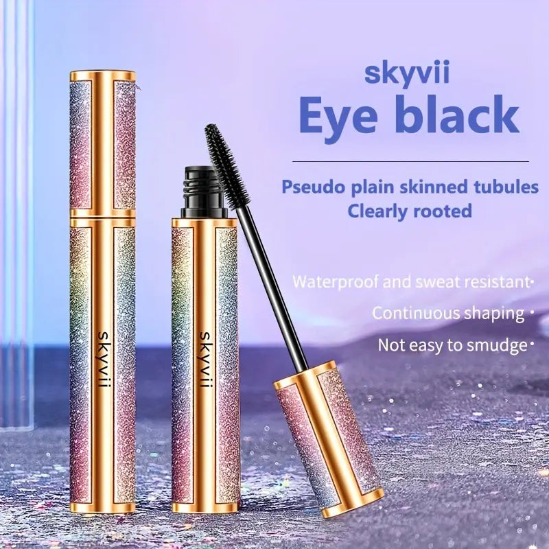 Ultimate Starry Sky Mascara – Curling, Lengthening, Waterproof, Long-Lasting, Smudge-Proof, Fragrance-Free & Suitable for All Skin Types - Perfect for Beginners