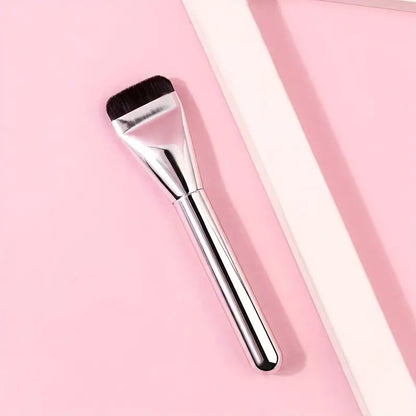 1pc New Ultra Thin Blade Shaped Flat Head Foundation Brush, Cosmetic Tool For Makeup Artists, Does Not Eat Powder