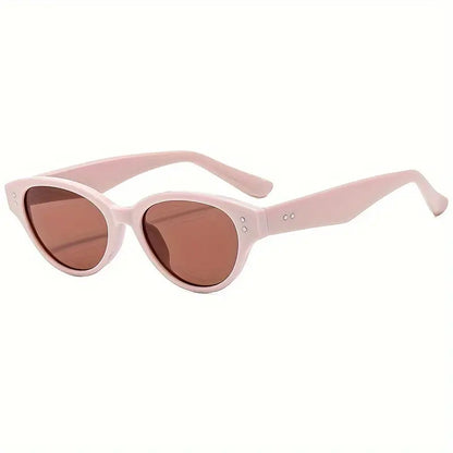 Y2K Cat Eye Sunglasses For Women Men Mirrored Fashion Anti Glare Sun Shades For Beach Party Club