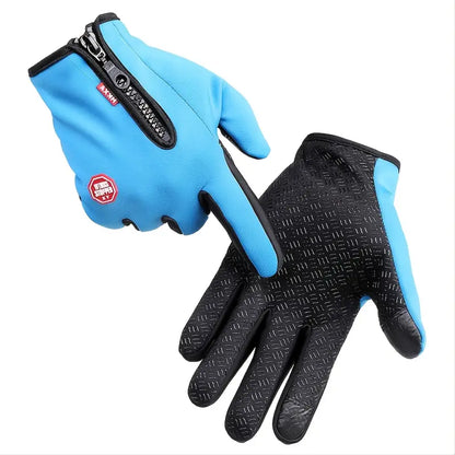 Gants d'hiver chauds, coupe-vent, chauds, utilisables pour écran tactile, gants en spandex (choisissez la taille en fonction de la circonférence de la main), choix idéal pour les cadeaux unisexes 