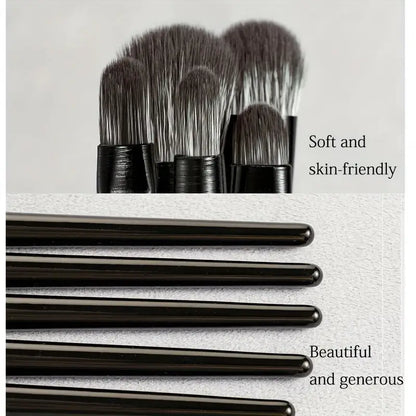 8pcs Eyeshadow Brush Set For Blending, Smudging, Winged Liner, Crease, Highlighting, Small Detailing And More, For Delicate Eye Makeup