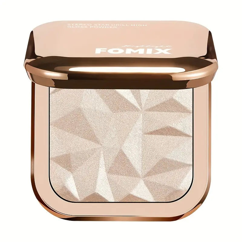 Long-Lasting, Compact Silver Highlighter Cream: Waterproof, Sweat-Resistant with Stylish Glitter Effect for Ultimate Face Contouring and Brightening