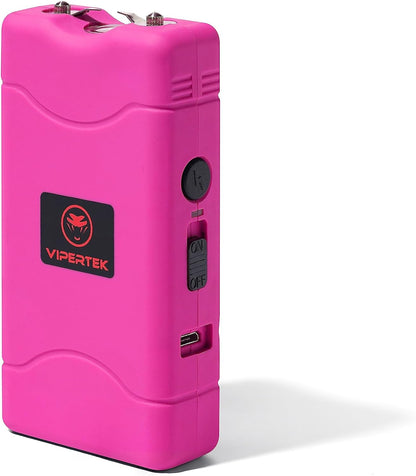 Stun Gun for Self Defense Rechargeable with LED Flashlight Taser Gun