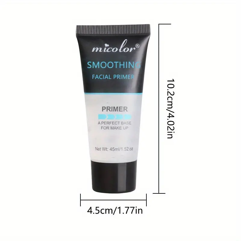 Long-Lasting Transparent Jelly Primer (45ml/1.52oz) - Sulfate-Free Pre-Makeup Gel Base for Enhanced Color, Fair Tones, and Extended Makeup Wear