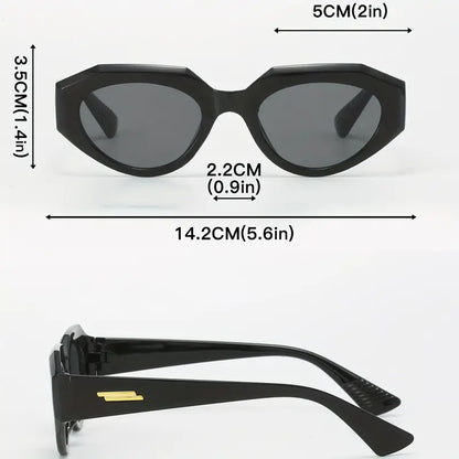 Y2K Cat Eye Sunglasses For Women Men Punk Fashion Anti Glare Sun Shades For Beach Party Club