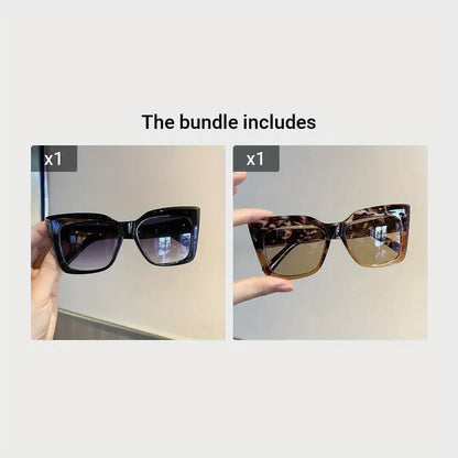 Y2K Cat Eye Fashion Sunglasses For Women Men Large Gradient Glasses For Travel Beach Party Club