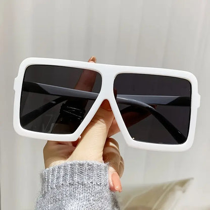 Oversized Square Fashion Sunglasses For Women Men Casual Anti Glare Sun Shades For Party Beach Travel